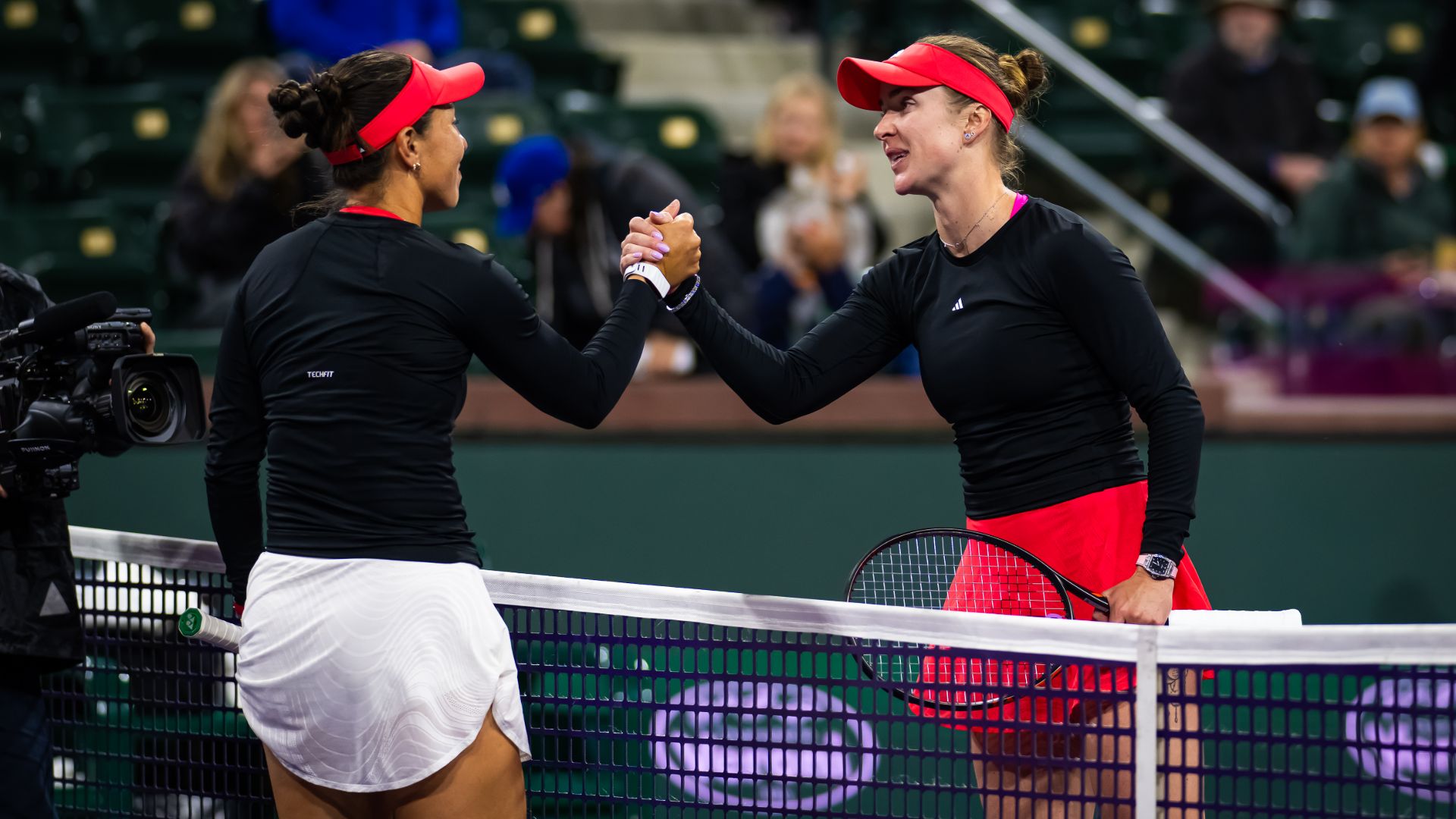 Svitolina stuns Pegula after battling rain to reach Indian Wells quarters