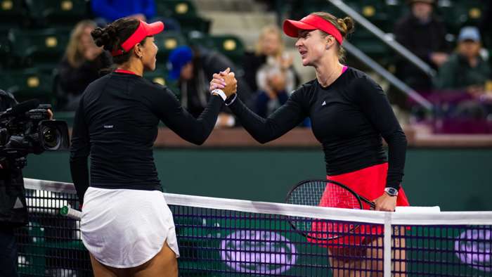 Svitolina stuns Pegula after battling rain to reach Indian Wells quarters