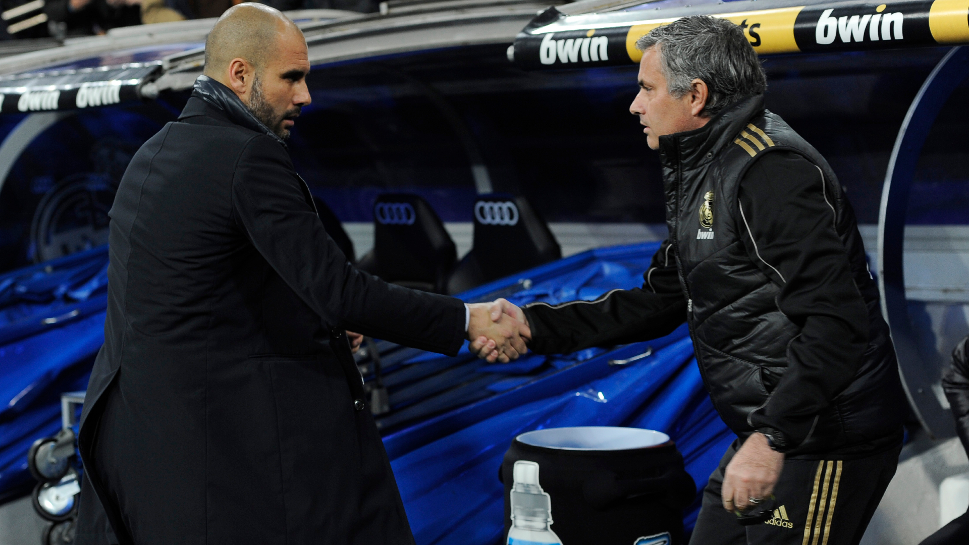 Pep Guardiola and Jose Mourinho