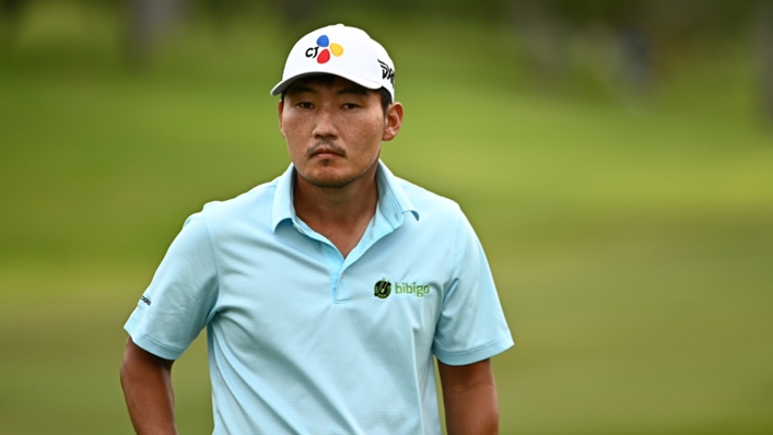 South Korean golfer Sung Kang