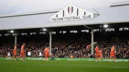 Fulham and Blackpool players leave the pitch during Saturday's Championship clash