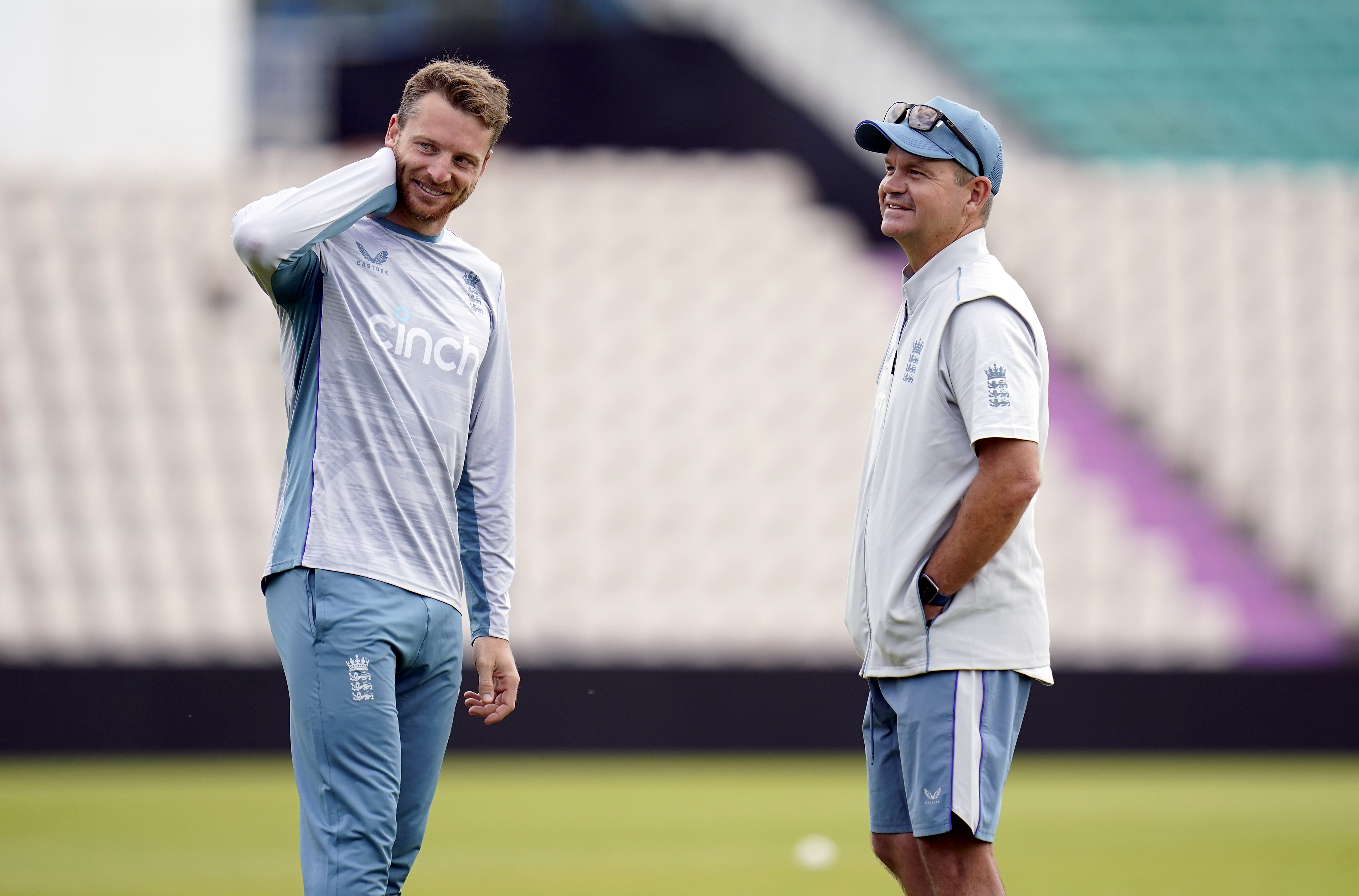Jos Buttler (left) and Matthew Mott (right) are feeling the heat.