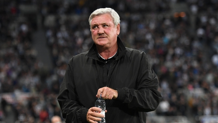 Newcastle head coach Steve Bruce will be in the dugout on Sunday