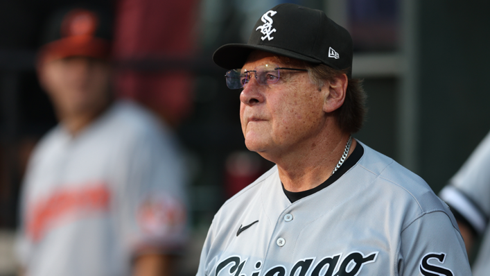 Manager Tony La Russa of the Chicago White Sox looks on against the Baltimore Orioles