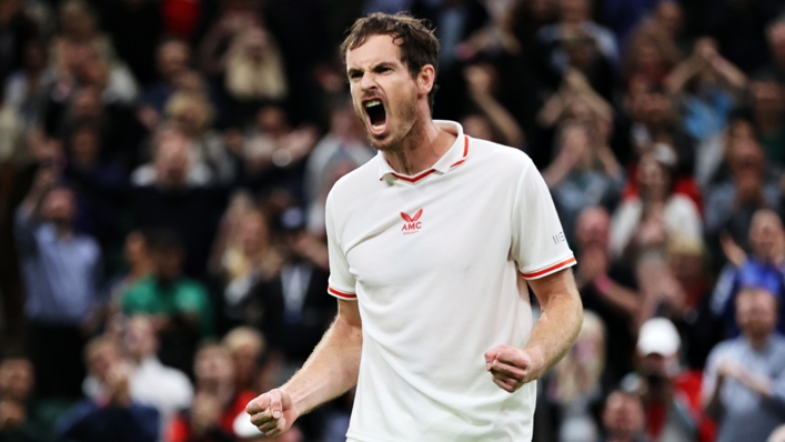 Andy Murray won his first match in the main draw at Wimbledon since 2017.
