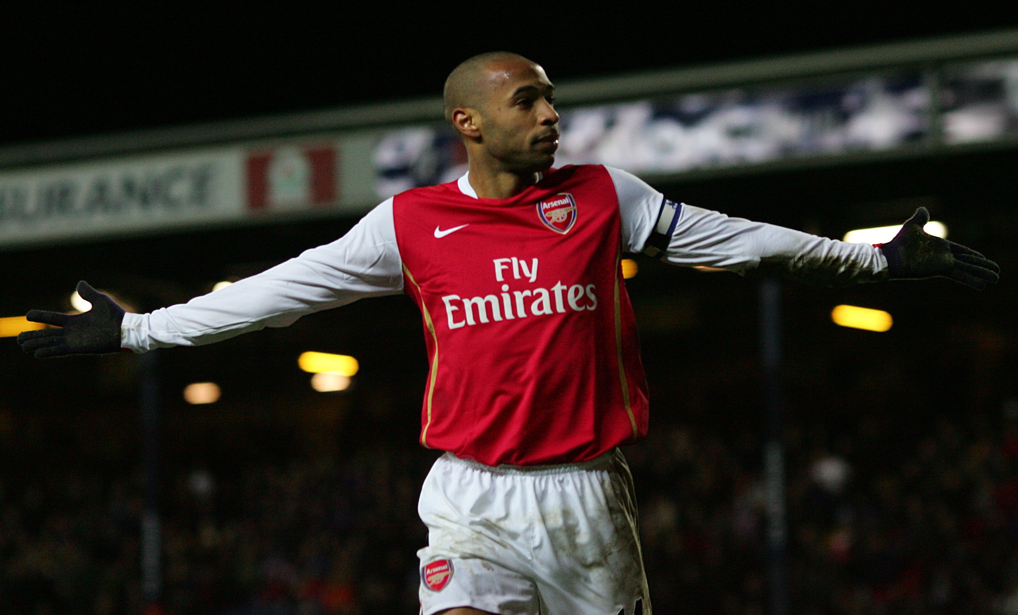 Henry celebrates scoring for Arsenal (Nick Potts/PA)