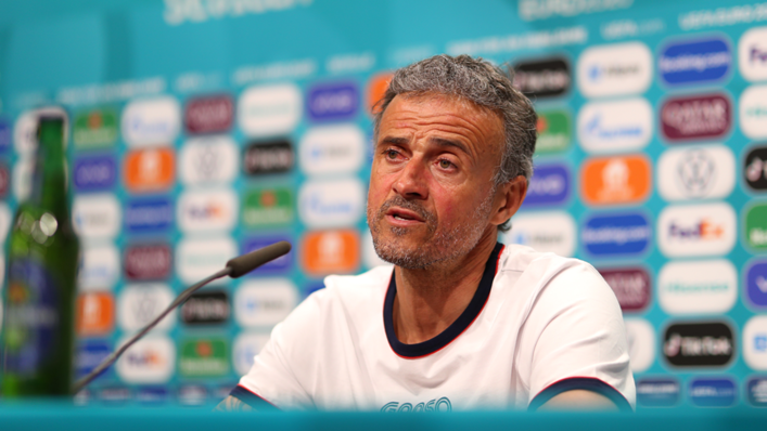 Luis Enrique has set his sights on the play-offs following Spain's defeat to Sweden