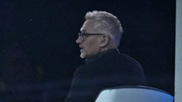 Gary Lineker pictured in a BBC studio at the Etihad Stadium on Saturday