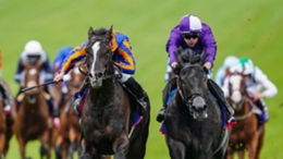 Auguste Rodin ridden by Ryan Moore (left) beats King of Steel to win The Betfred Derby during Derby Day of the 2023 Derby Festival at Epsom Downs Racecourse, Epsom. Picture date: Satuday June 3, 2023.
