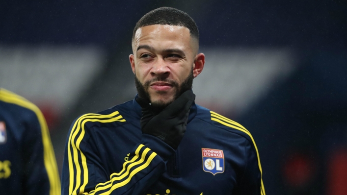Lyon forward Memphis Depay has been linked with Barcelona