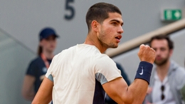 Carlos Alcaraz won his first-round contest at the French Open
