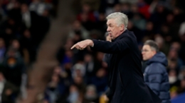 Carlo Ancelotti issues instructions as Real Madrid were held by Real Sociedad in LaLiga