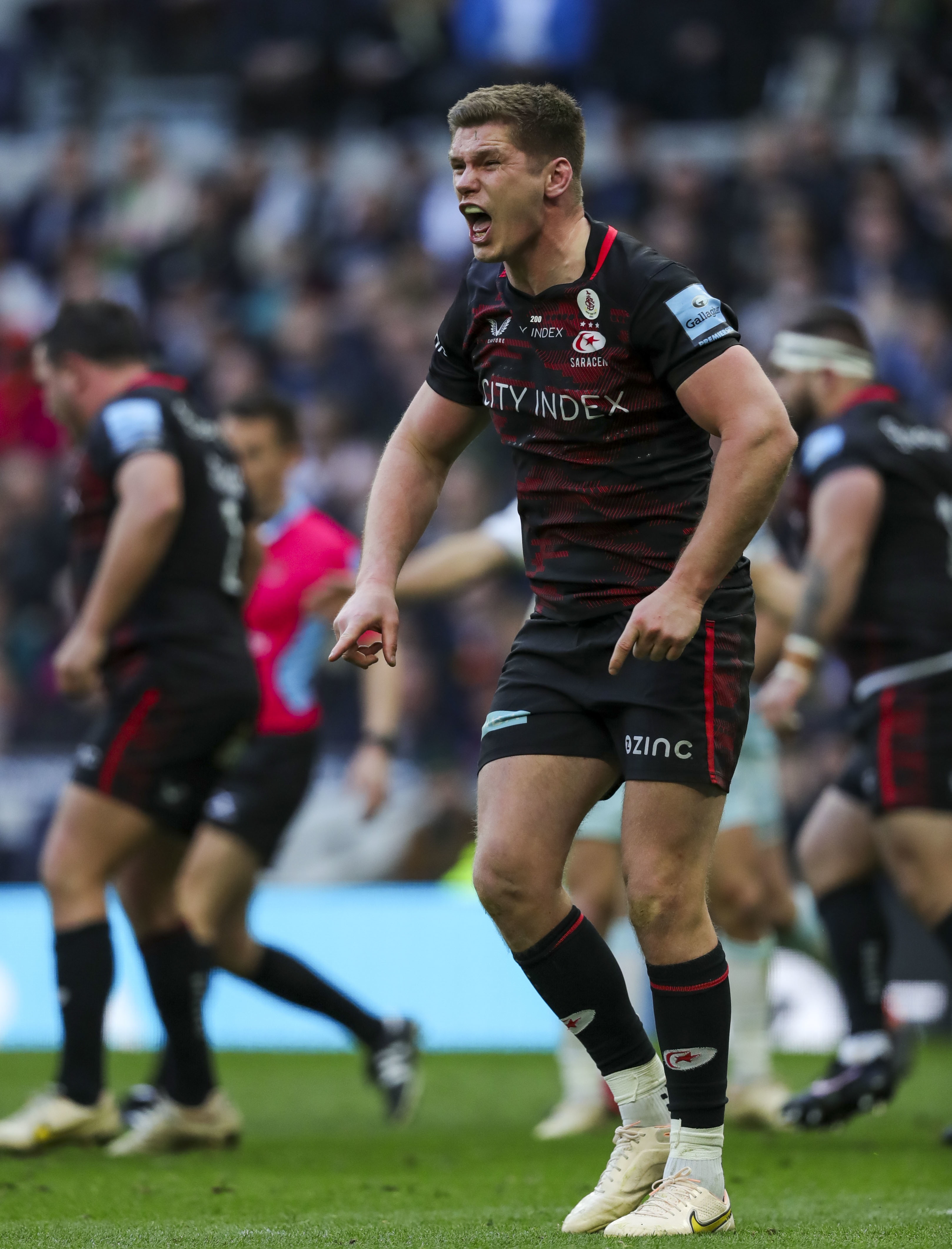 Owen Farrell has been at the heart of Saracens' attacking evolution