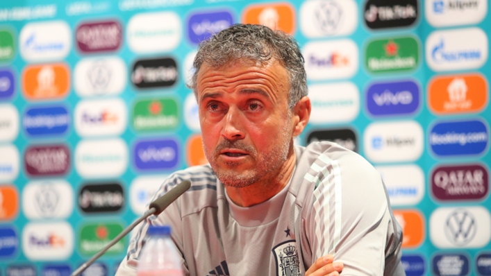 Spain boss Luis Enrique spoke to reporters on Sunday