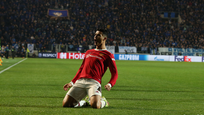 Cristiano Ronaldo has scored in all four of Manchester United's Champions League games this term