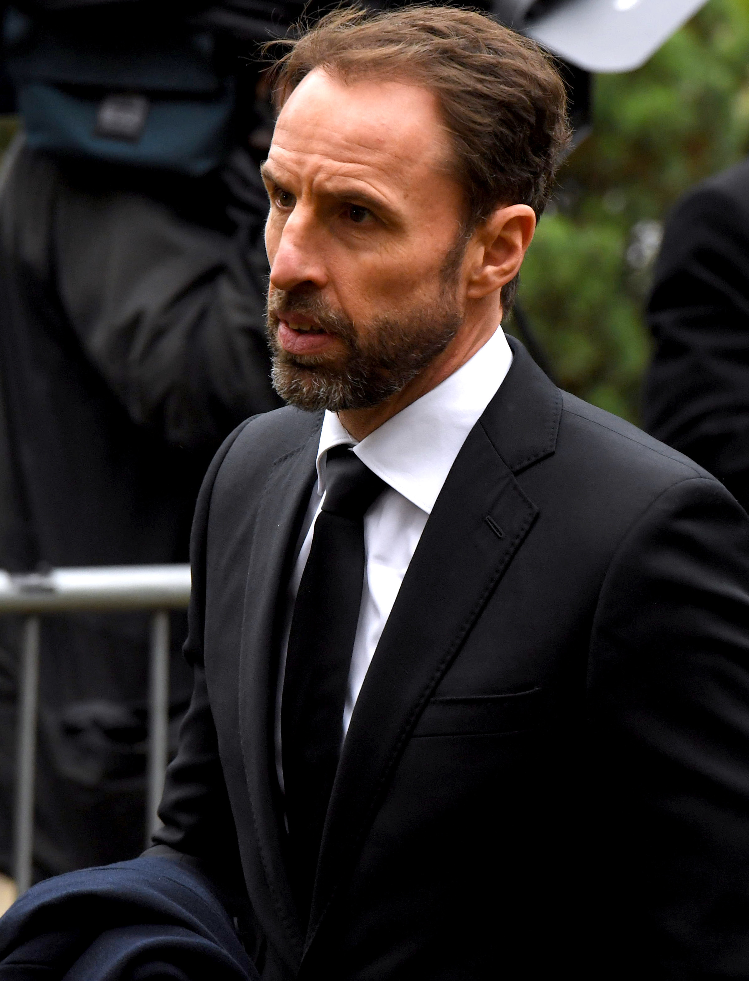 Gareth Southgate attended Sir Bobby Charlton's funeral on Monday
