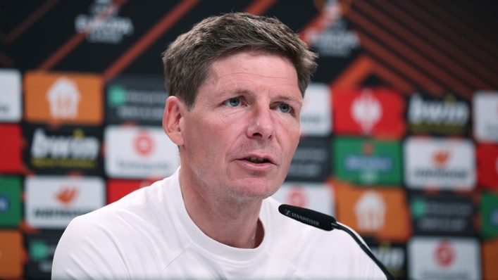 Eintracht Frankfurt coach Oliver Glasner will hope his side can see off Leverkusen this weekend