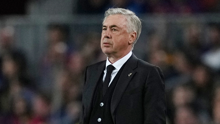 Carlo Ancelotti was unconvinced by a late VAR decision at Barcelona on Sunday