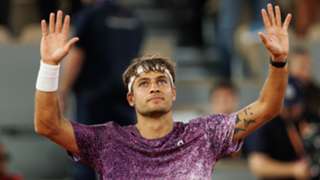 French Open: Cobolli comes from behind against Auger-Aliassime to reach last four