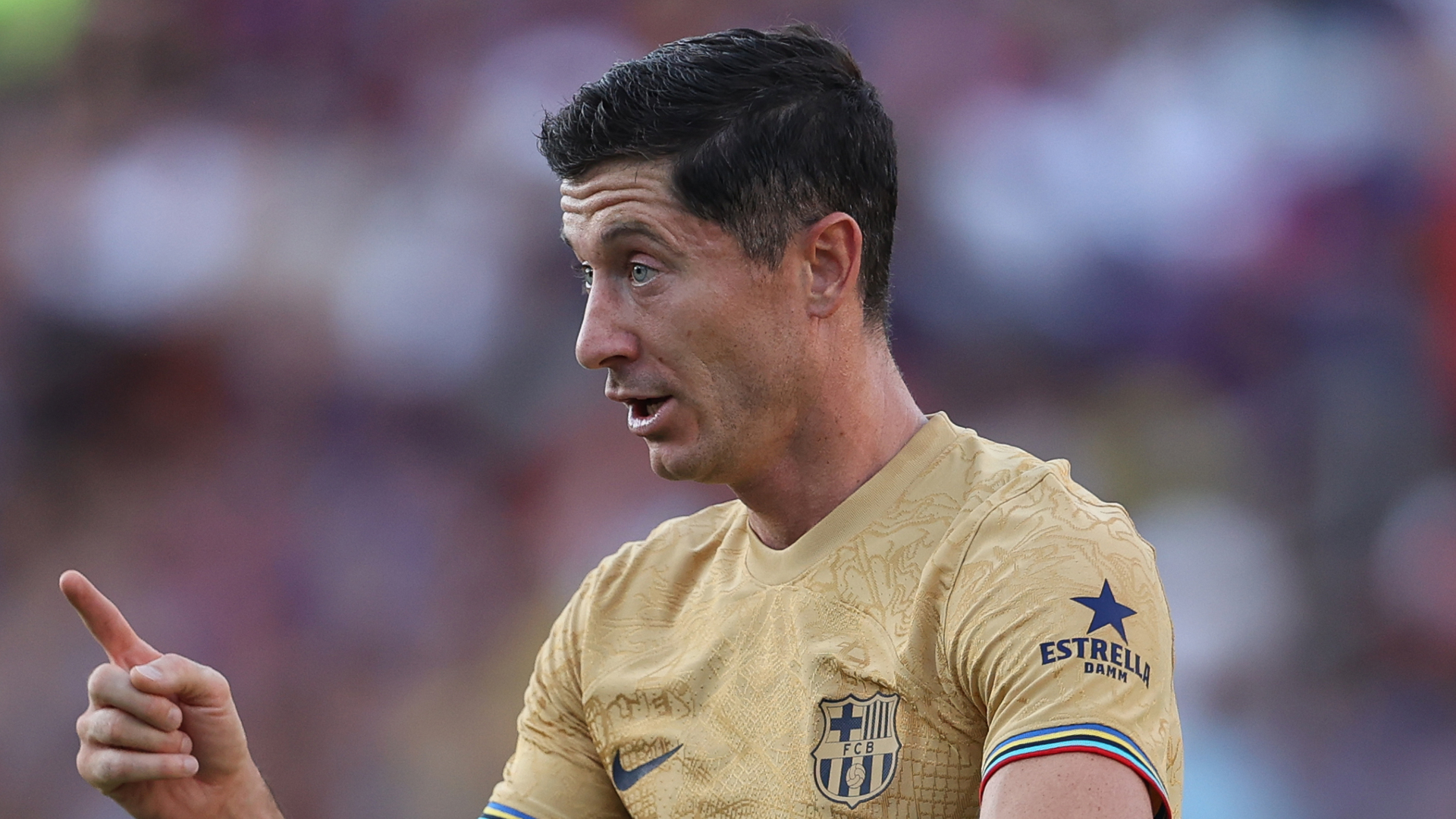 Robert Lewandowski joined Barcelona from Bayern Munich this month