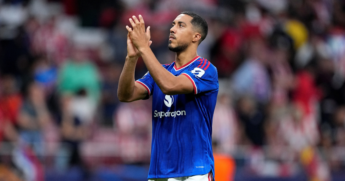 Youri Tielemans in action for Manchester United