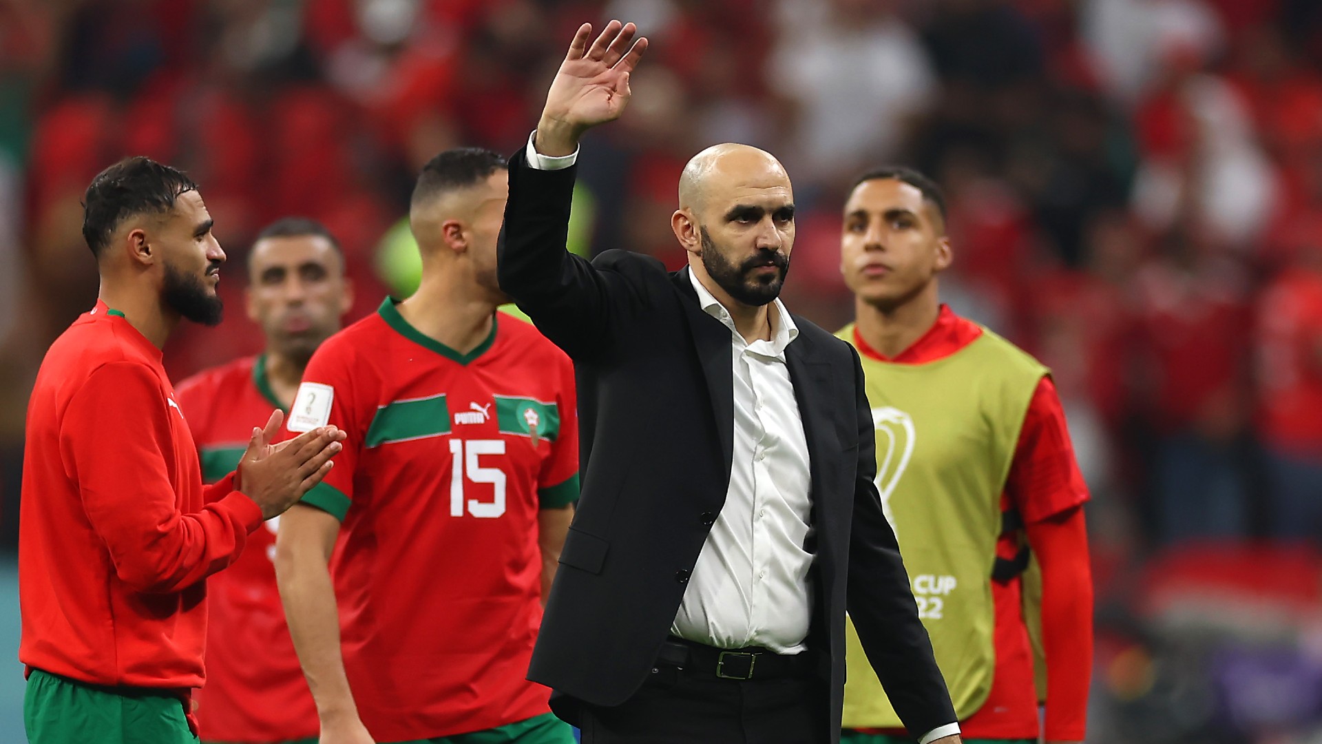 Walid Regragui hailed his defiant Morocco side despite defeat to France on Wednesday
