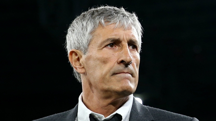 Quique Setien has not coached since his unsuccessful spell with Barcelona in 2020