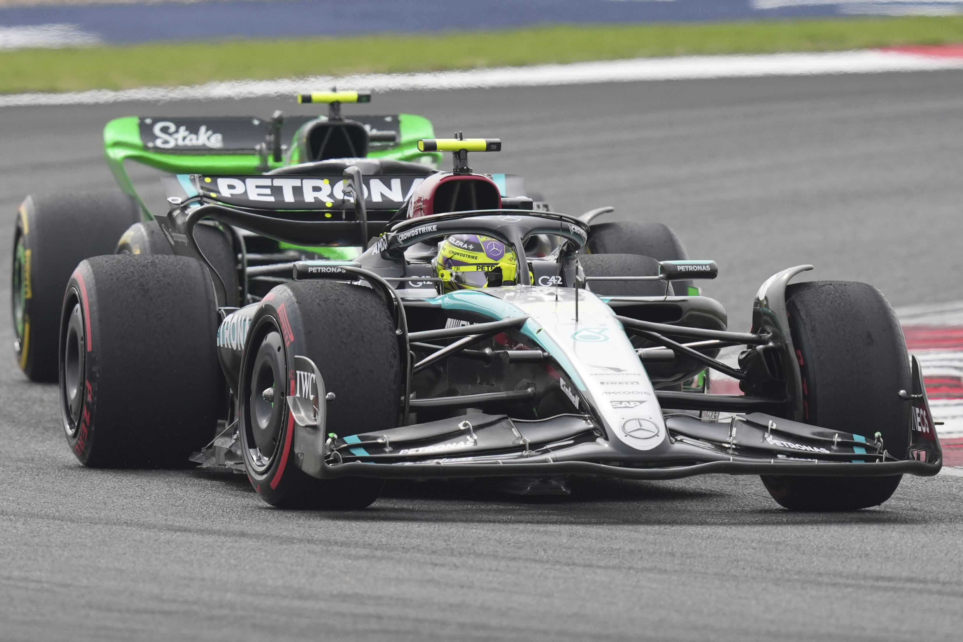Mercedes driver Lewis Hamilton during the Chinese Formula One Grand Prix
