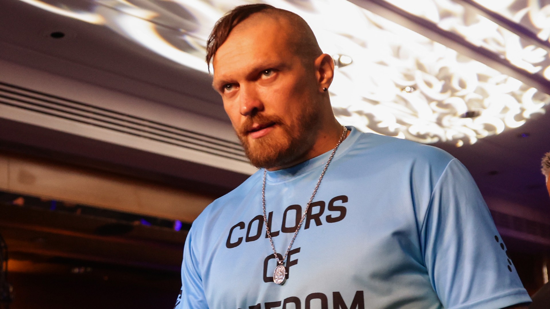World heavyweight champion Oleksandr Usyk
