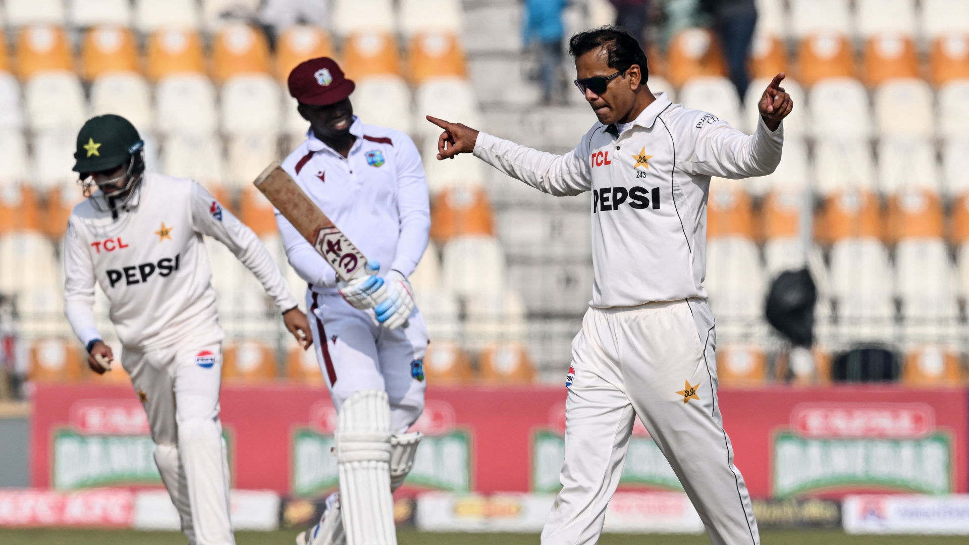 Noman and Sajid dominate as Pakistan seize control against West Indies