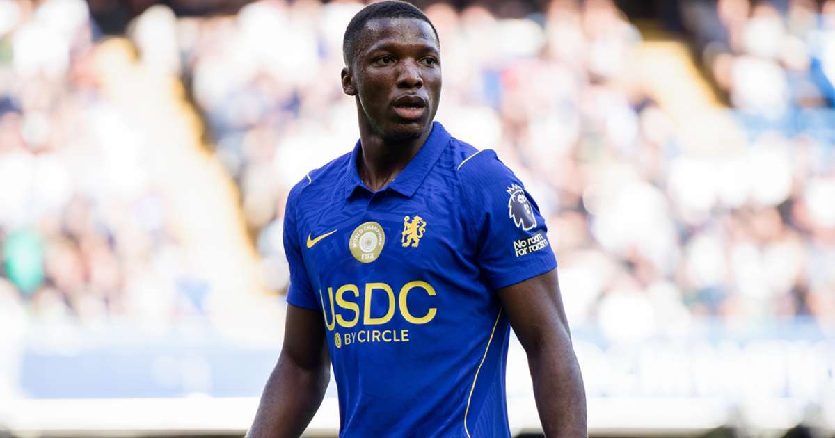 Moises Caicedo in action for Chelsea