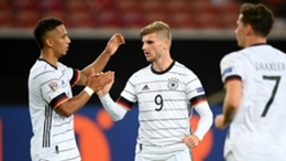 Germany's Timo Werner is rumoured to be a target for Carlo Ancelotti