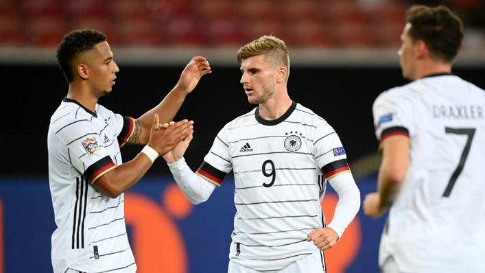 Germany's Timo Werner is rumoured to be a target for Carlo Ancelotti