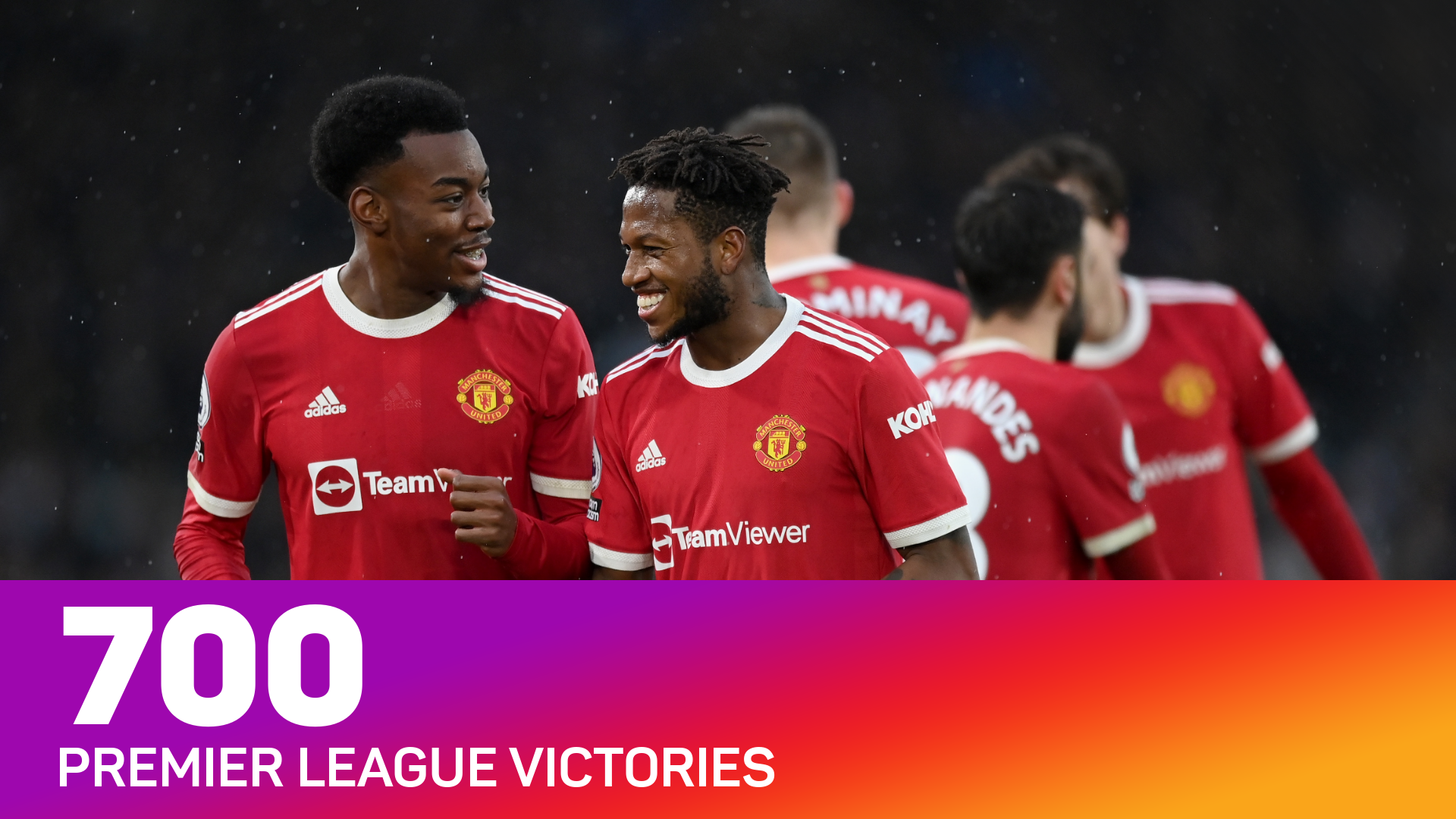 Manchester United have reached 700 Premier League wins