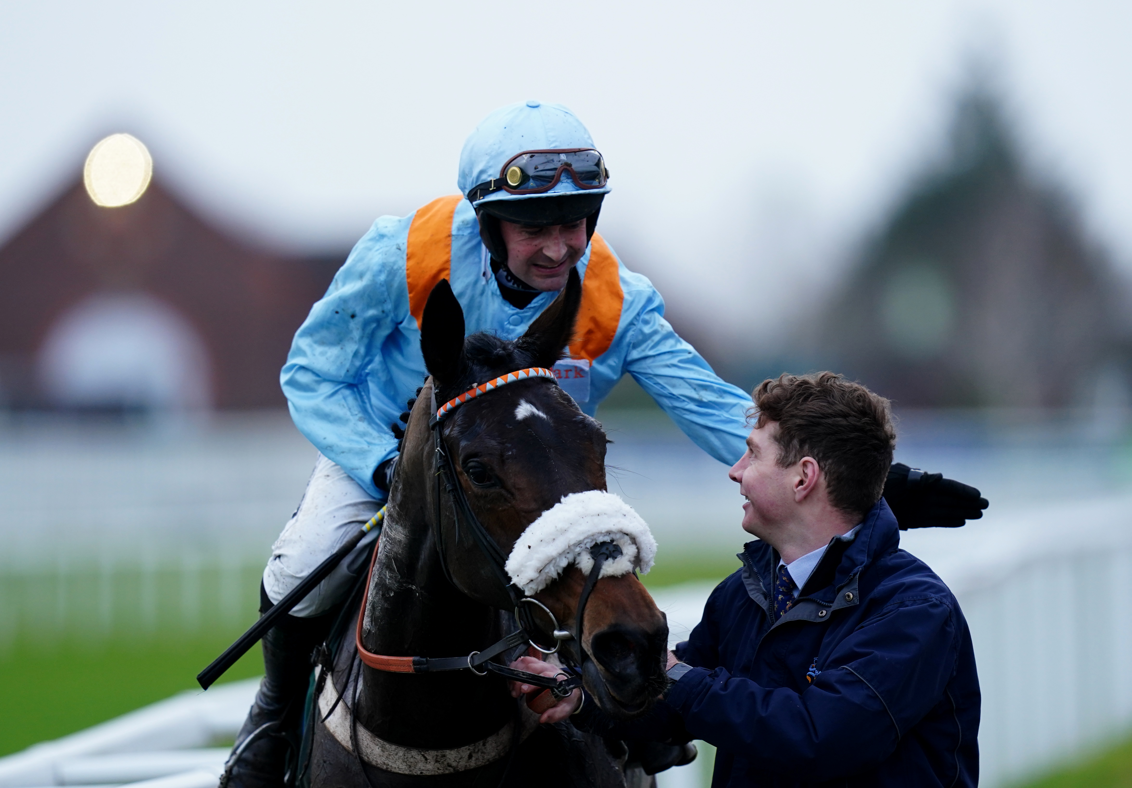 Marie’s Rock and Nico de Boinville after winning last season's Relkeel Hurdle