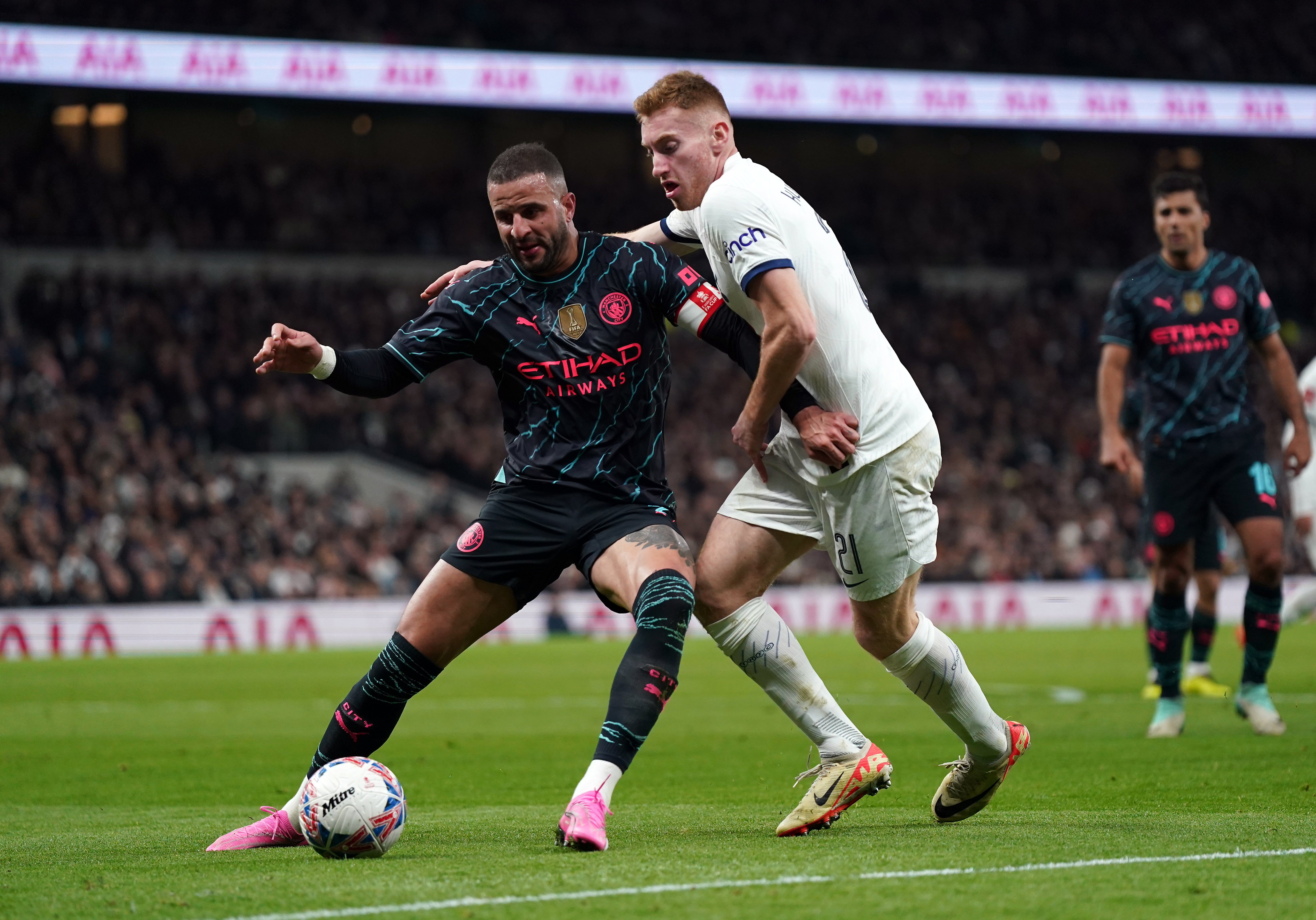 Manchester City won 1-0 in their FA Cup tie at Tottenham last week