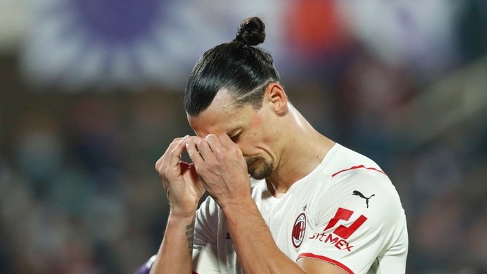 Zlatan Ibrahimovic could not complete the comeback for Milan