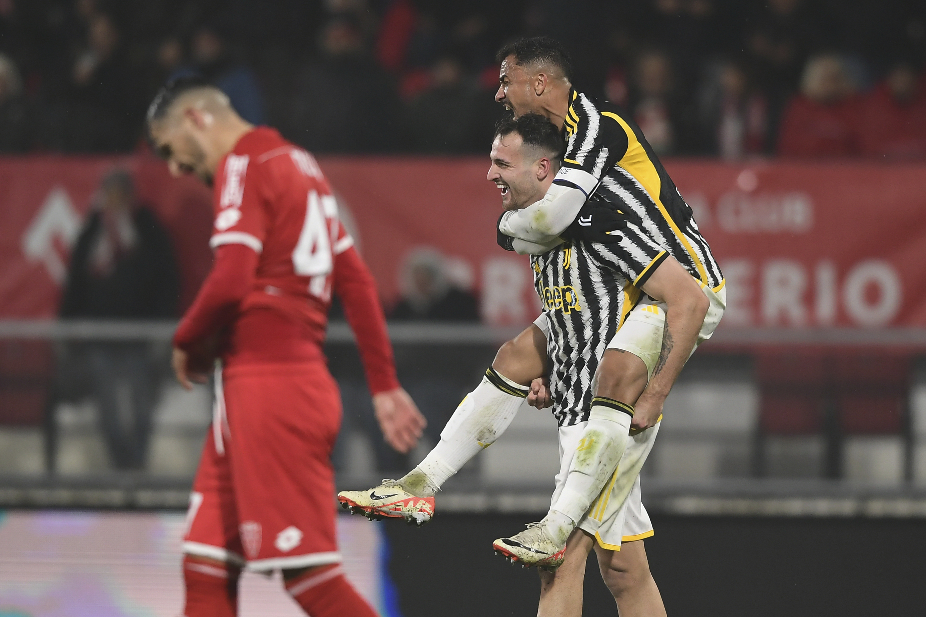 Juventus’s Federico Gatti hit a late winner for the Serie A giants