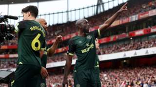 Arsenal 1-1 Brentford: Wissa goal pushes Liverpool closer to title