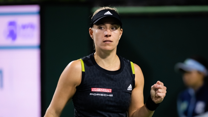 Angelique Kerber is through to the semi-finals in Strasbourg