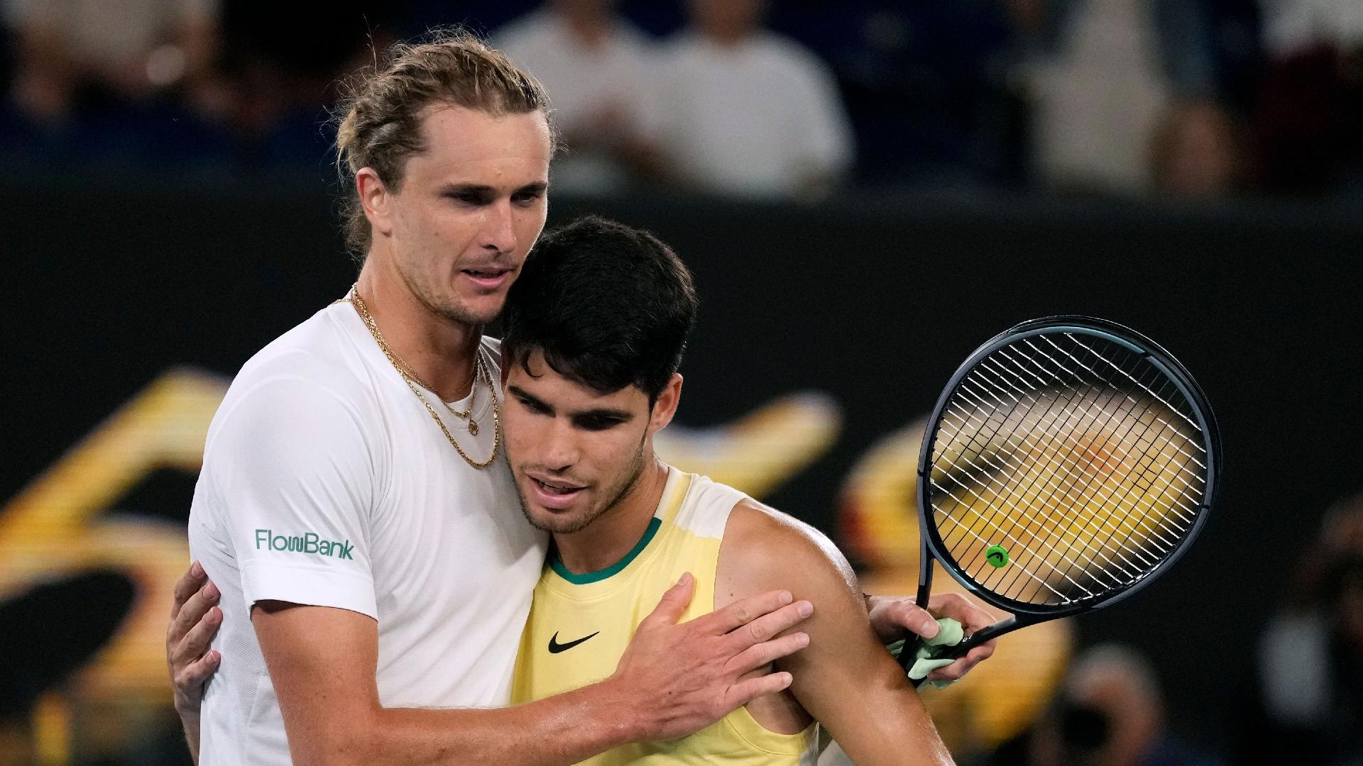 Carlos Alcaraz remains upbeat despite Australian Open exit to Alexander Zverev