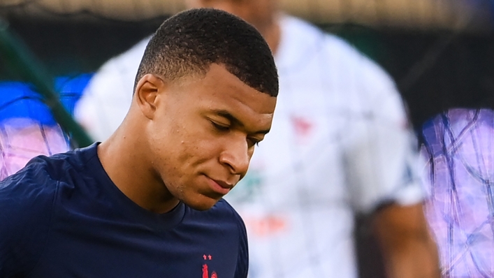 France striker Kylian Mbappe