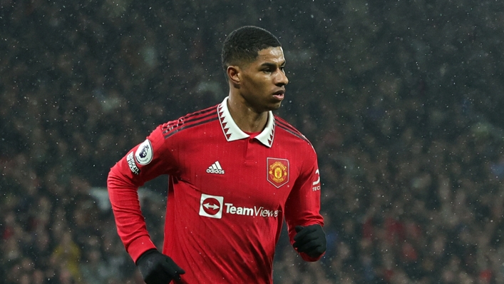Marcus Rashford fired Manchester United to victory
