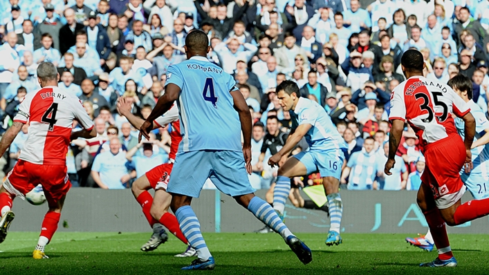 Manchester City striker Sergio Aguero