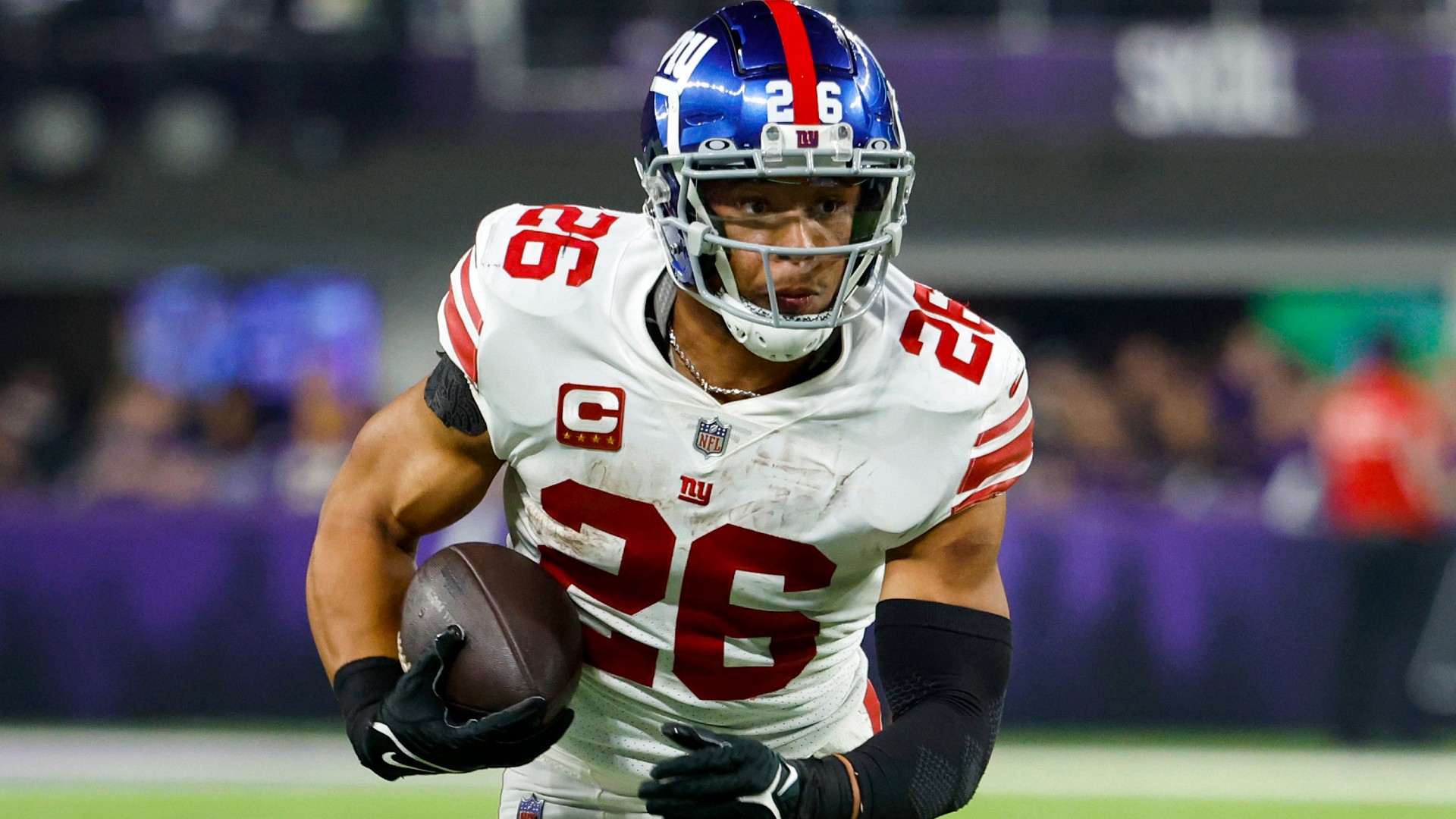 Star Running Back Saquon Barkley Agrees To 1-year Deal With New York ...