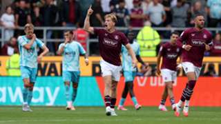 Burnley 2-2 West Ham: Late Flemming double snatches point on Championship return