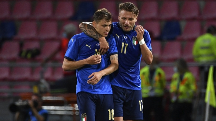 Nicolo Barella and Ciro Immobile were both on target against the Czech Republic.