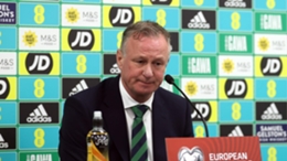 Michael O’Neill expects to be relying on young players again in next month’s European qualifiers (Liam McBurney/PA)