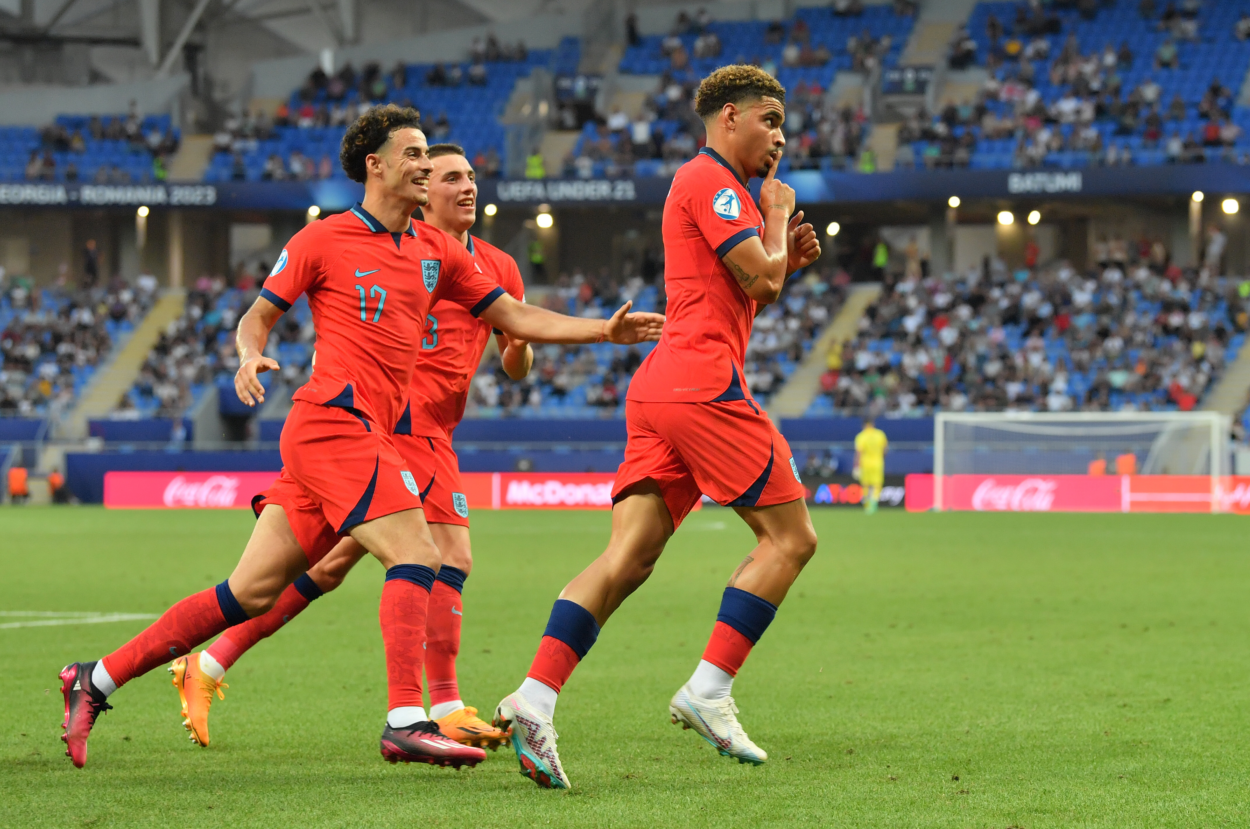 Morgan Gibbs-White celebrates