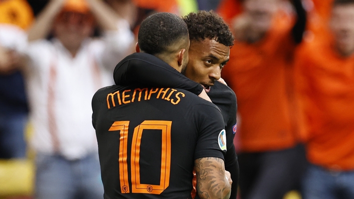 Memphis Depay and Donyell Malen